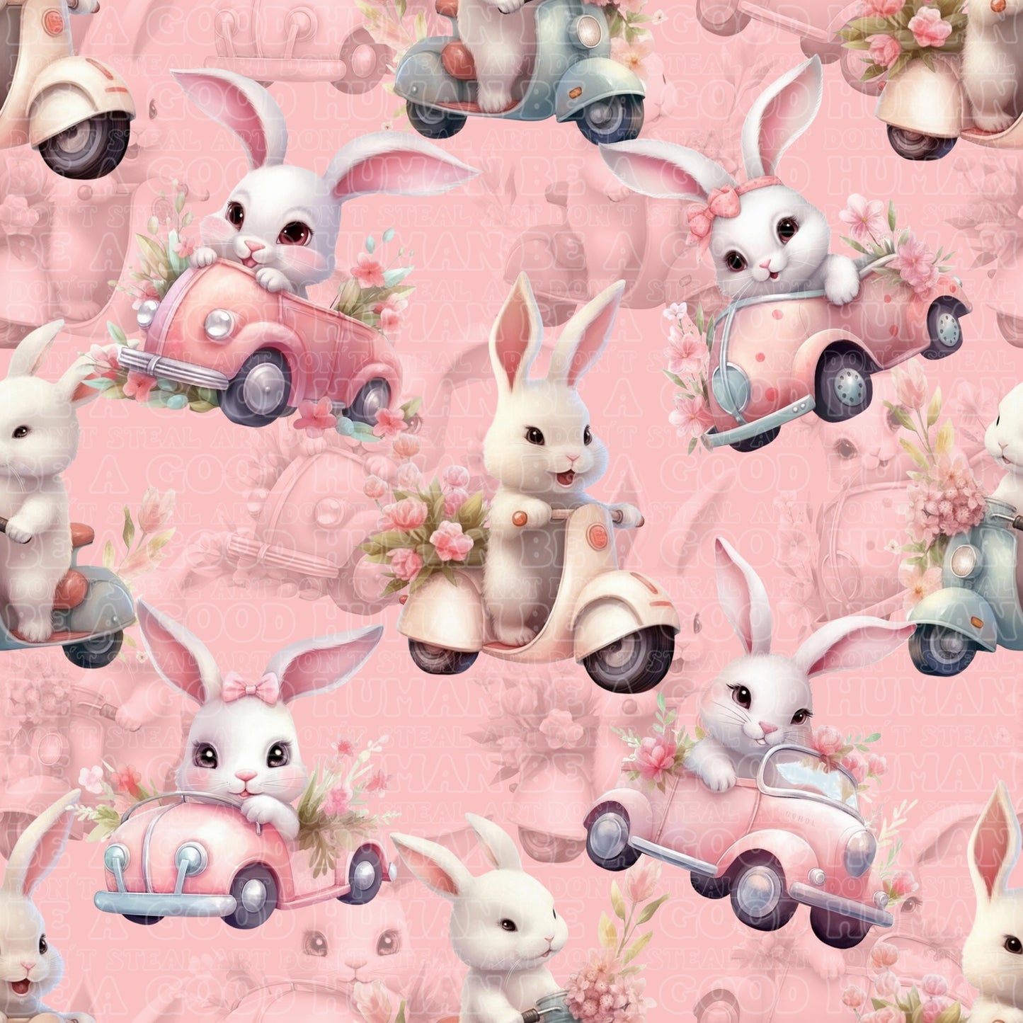 Animals bunny pink