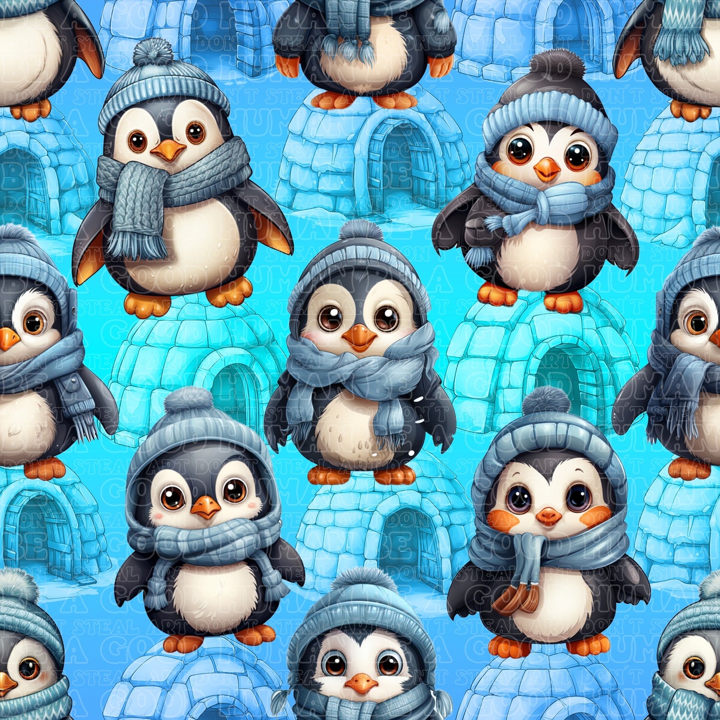 Animals iglu penguins