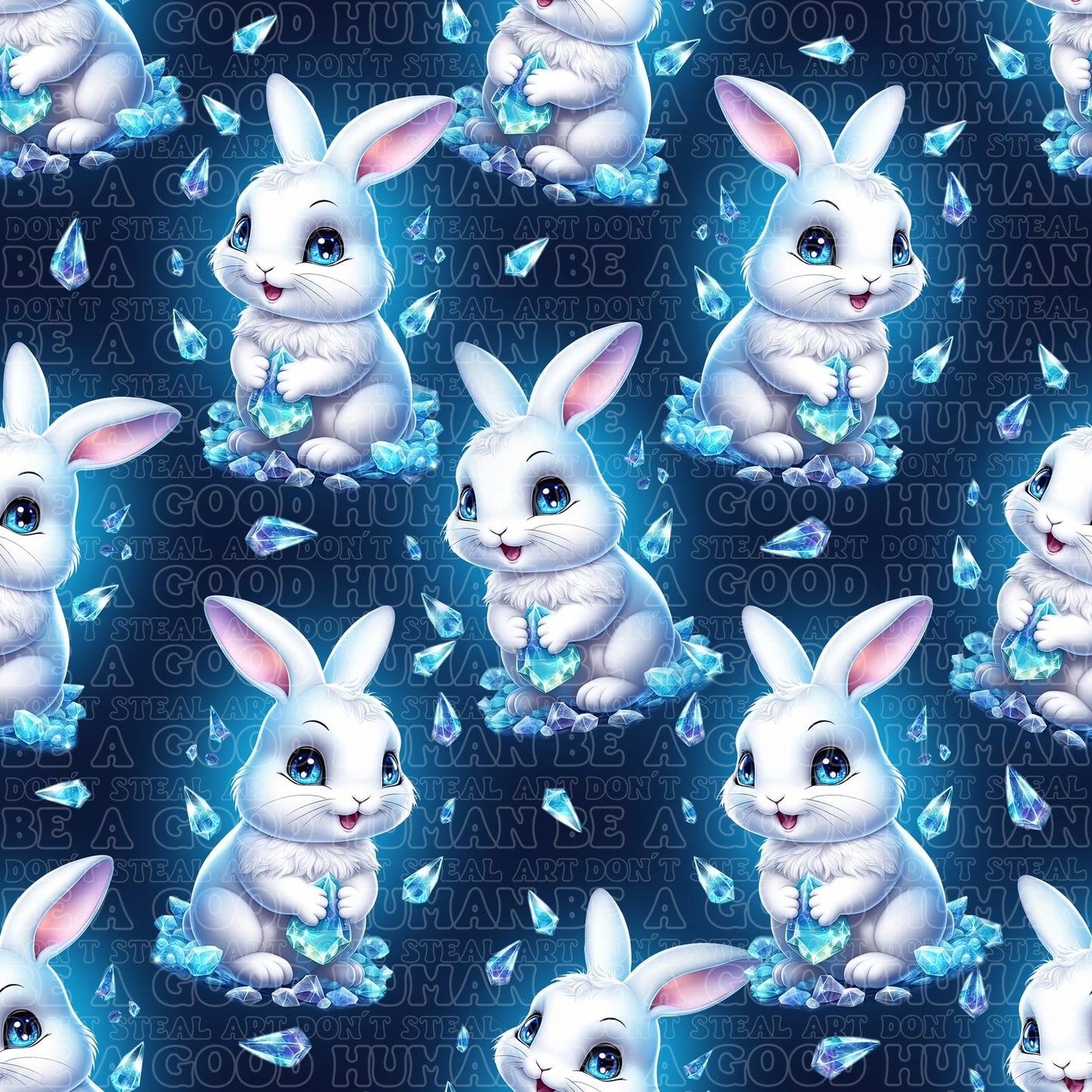 Animals crystal bunnies