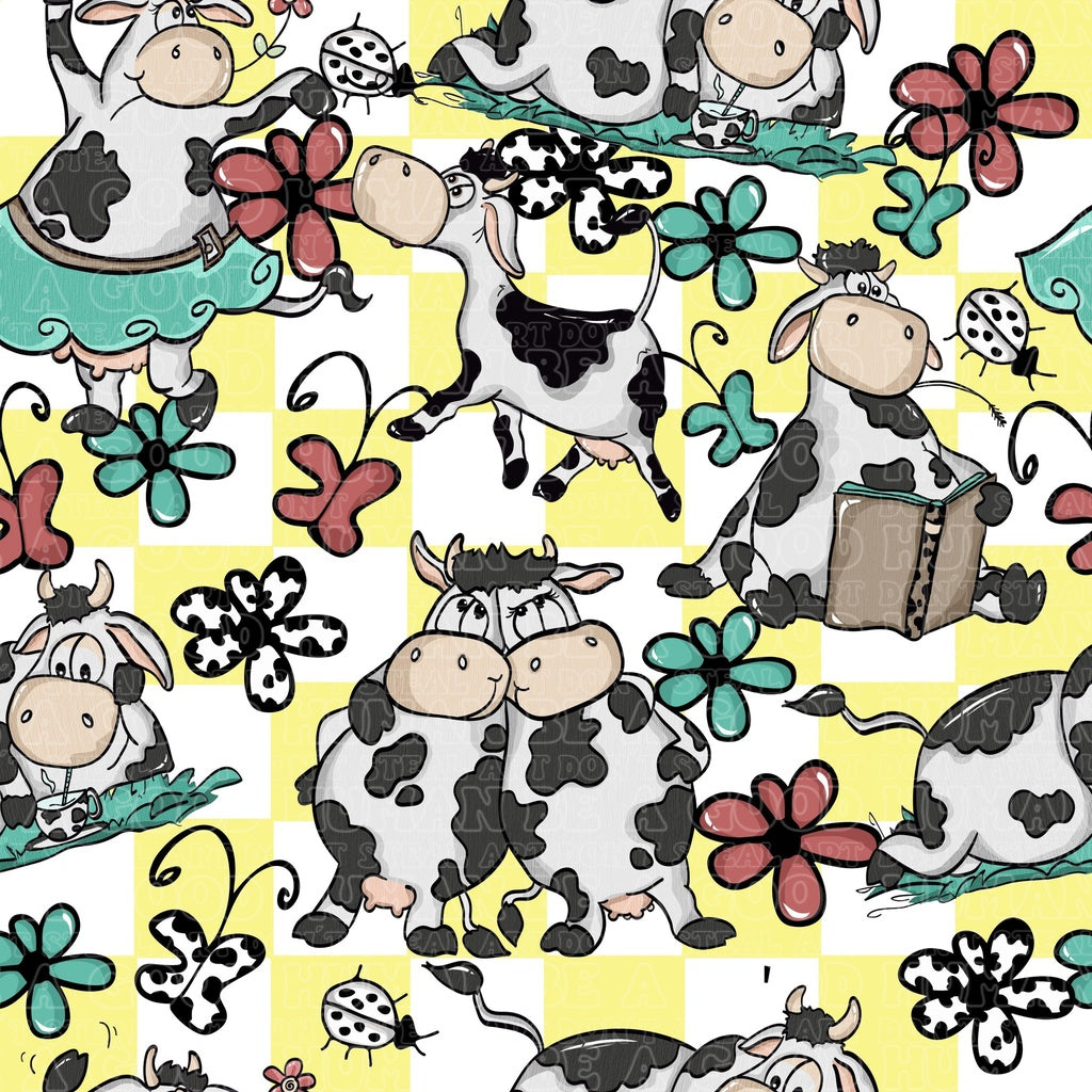 Farm animals cows check