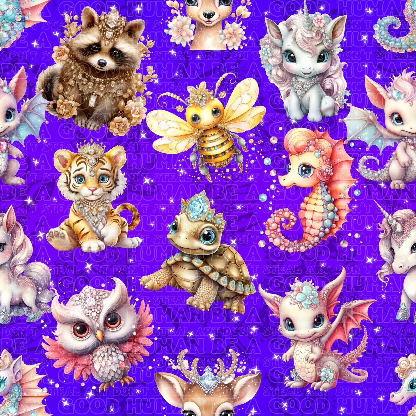 Animals purple
