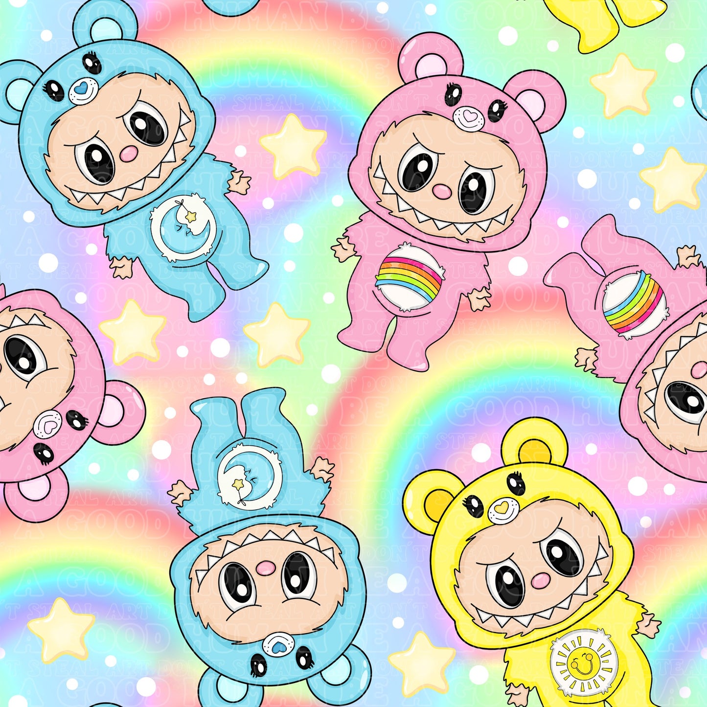 Labubu 28 rainbows