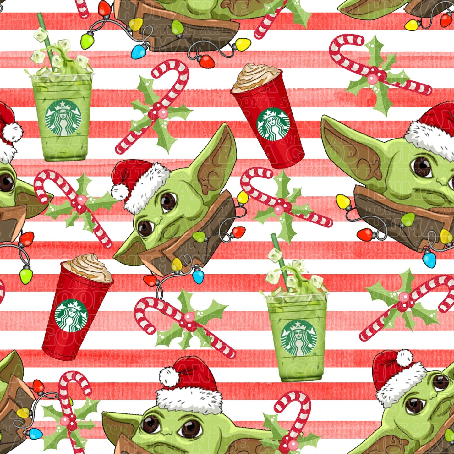 Bright Christmas Yoda