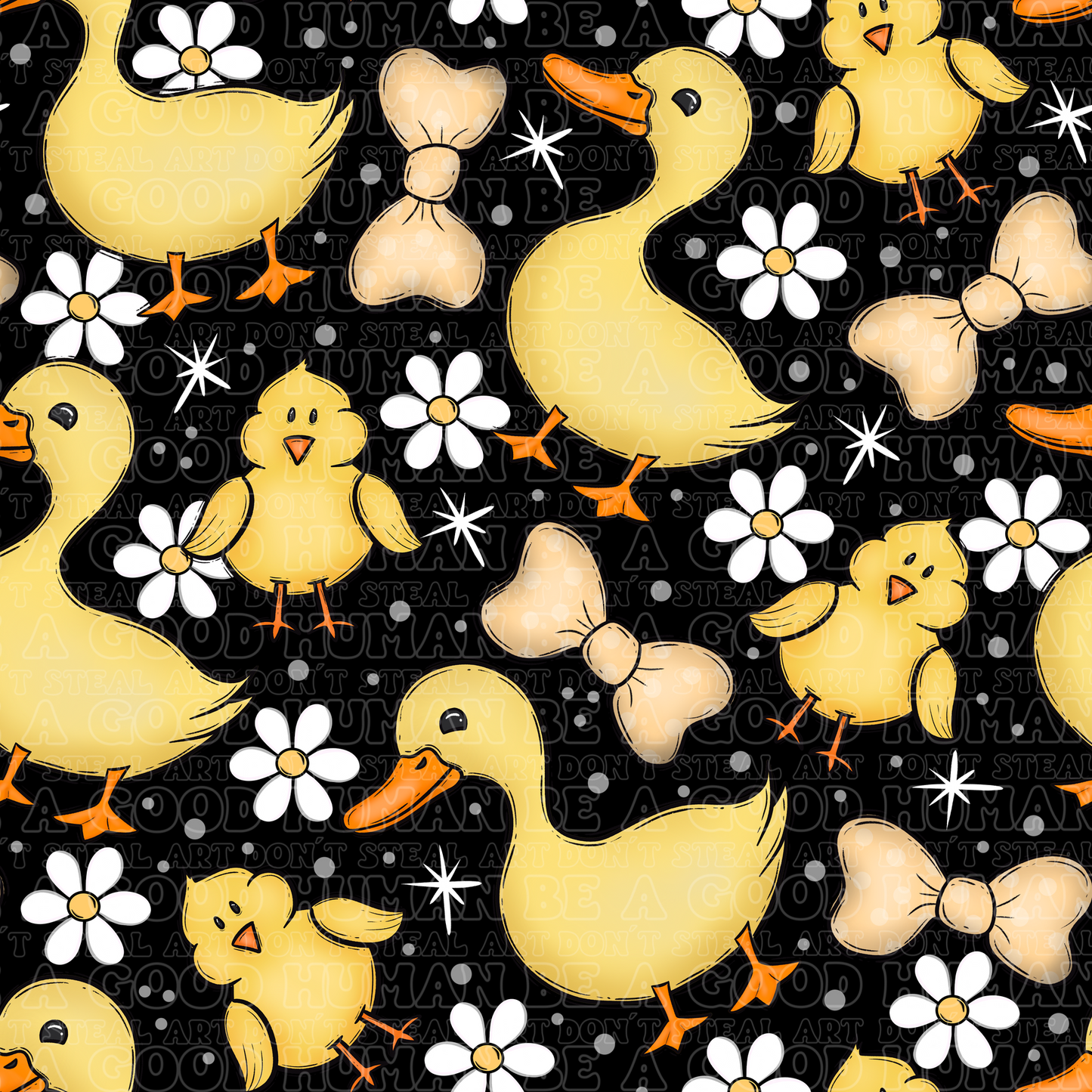 Farm animals yellow ducks 4