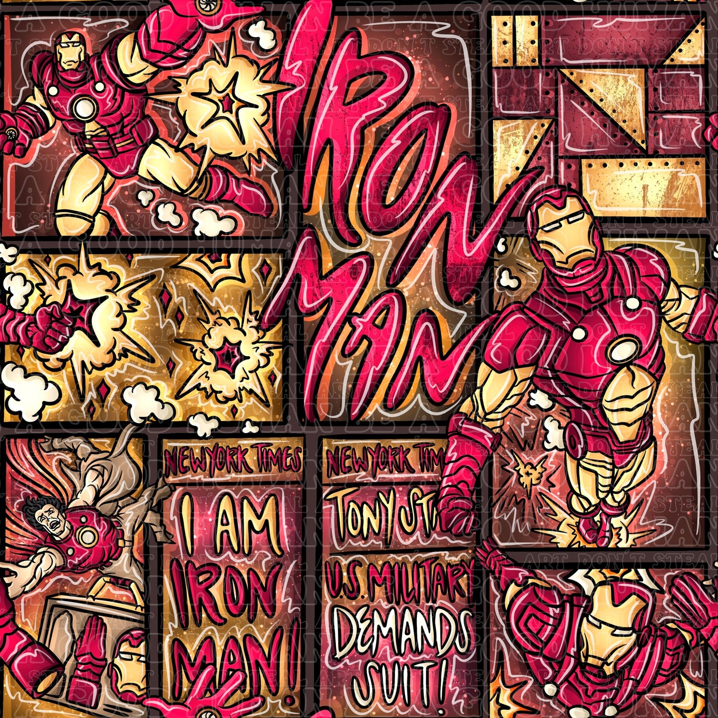 Bright Iron Man
