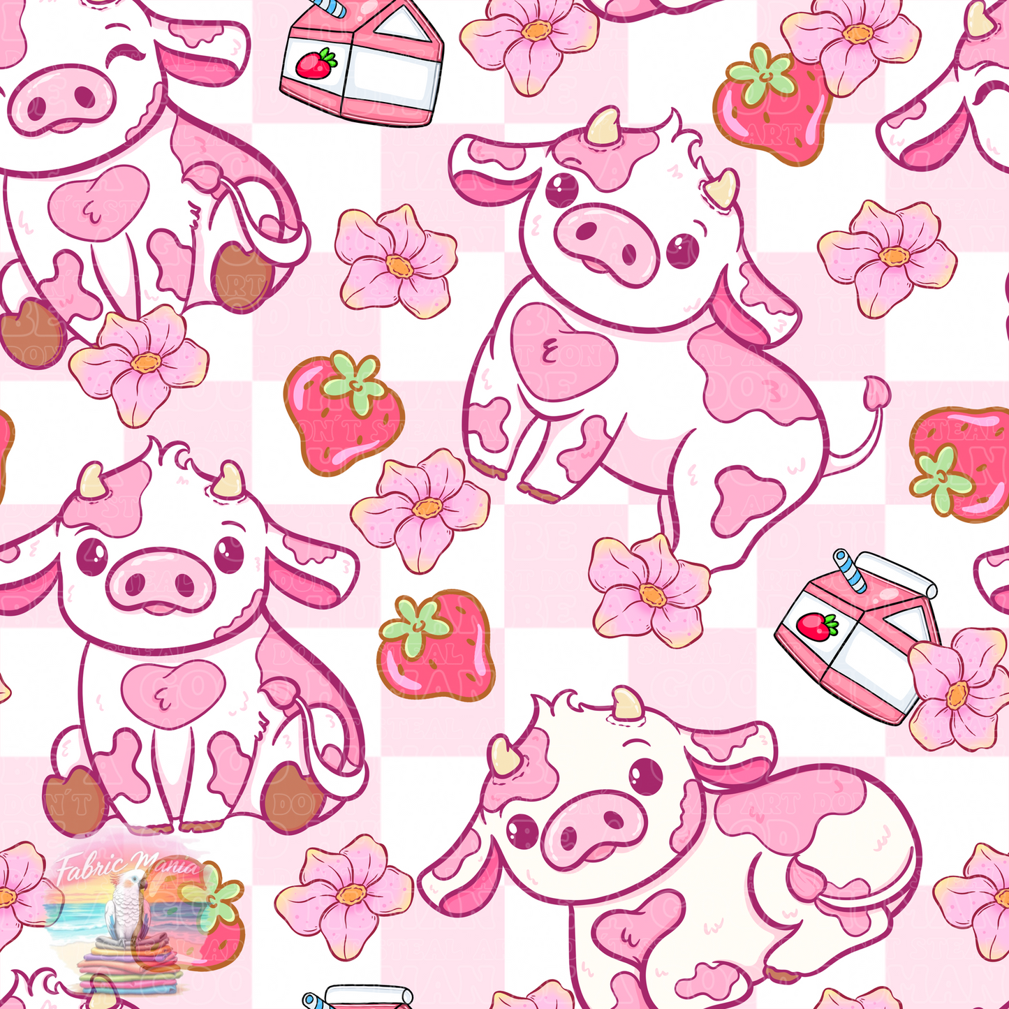 Farm strawberry cow 4