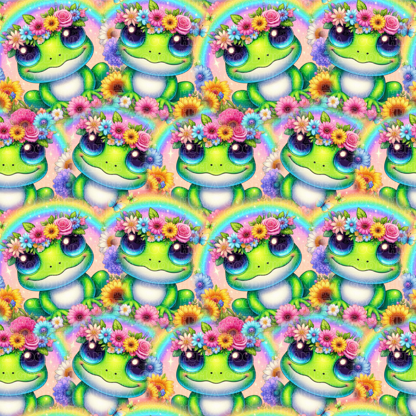 Animals frogs rainbow