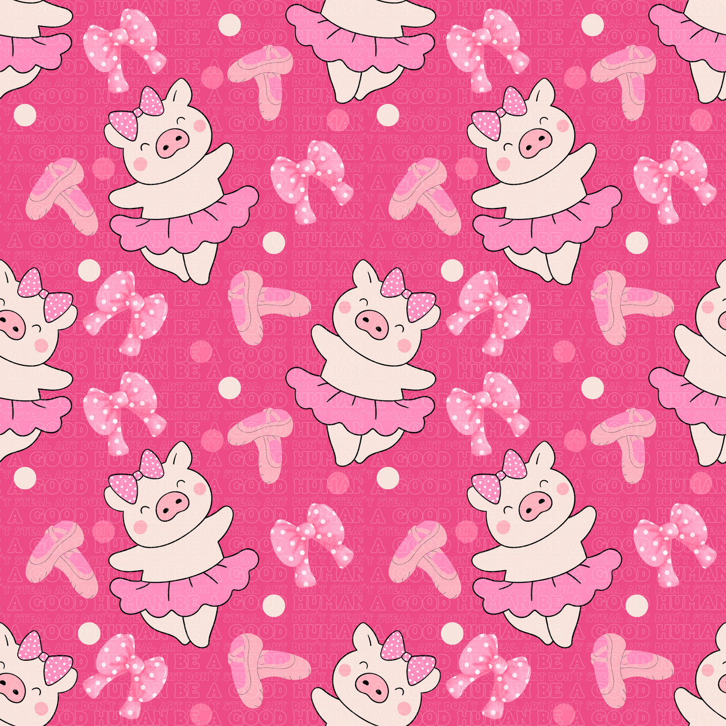 Farm animals ballerina pigs 3