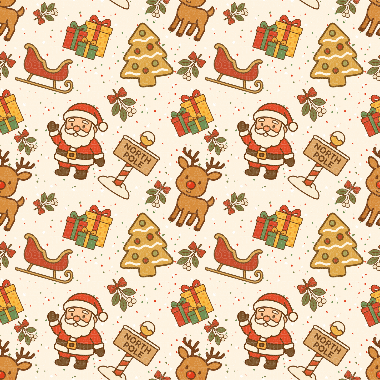 Christmas Santa cream