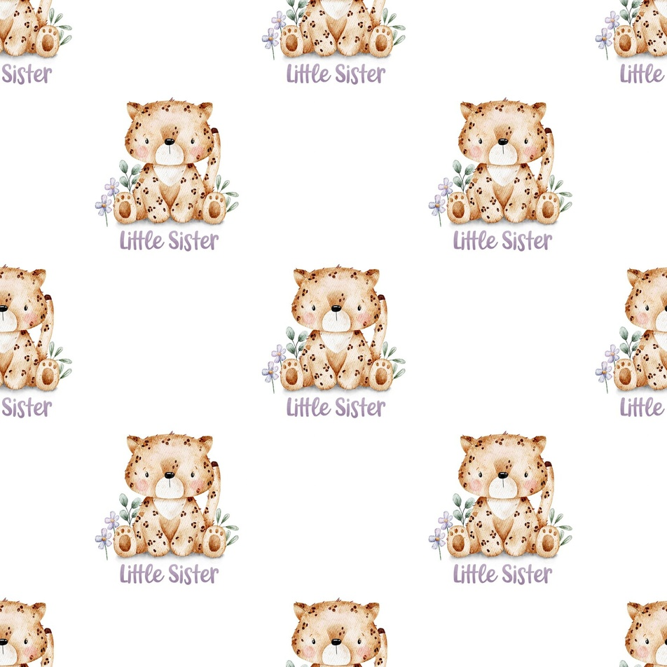 Animals little sister cheetah