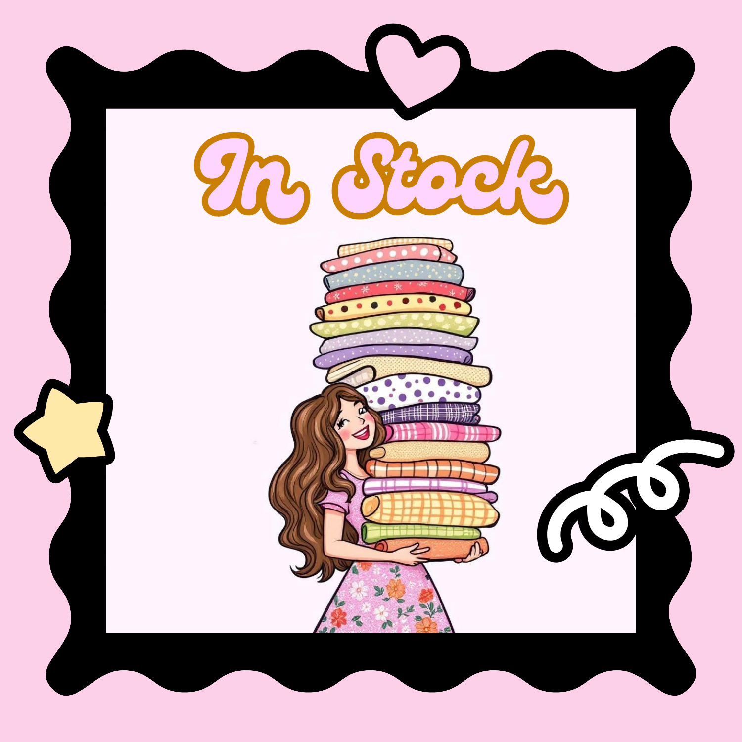 In stock fabric