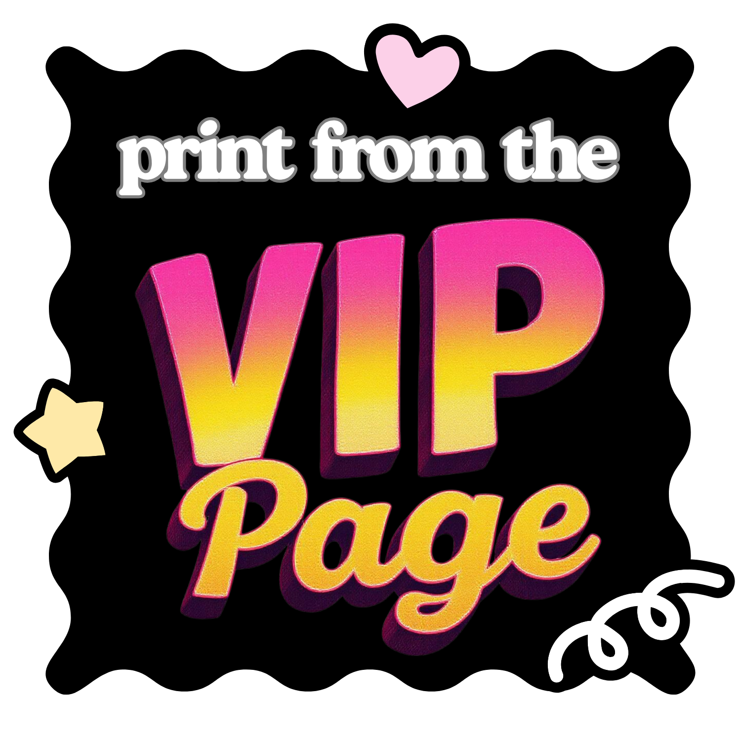 Pre-order print from the VIP group