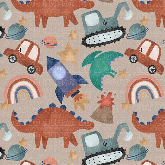 Vehicles dinosaurs