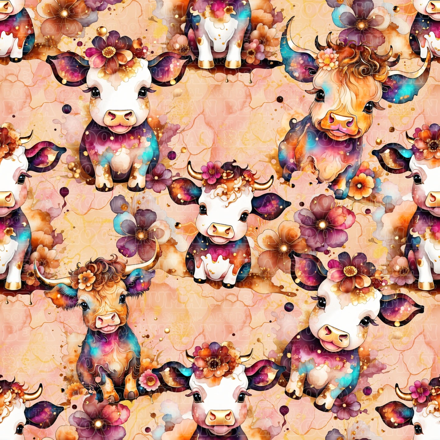 Farm animals cows sand