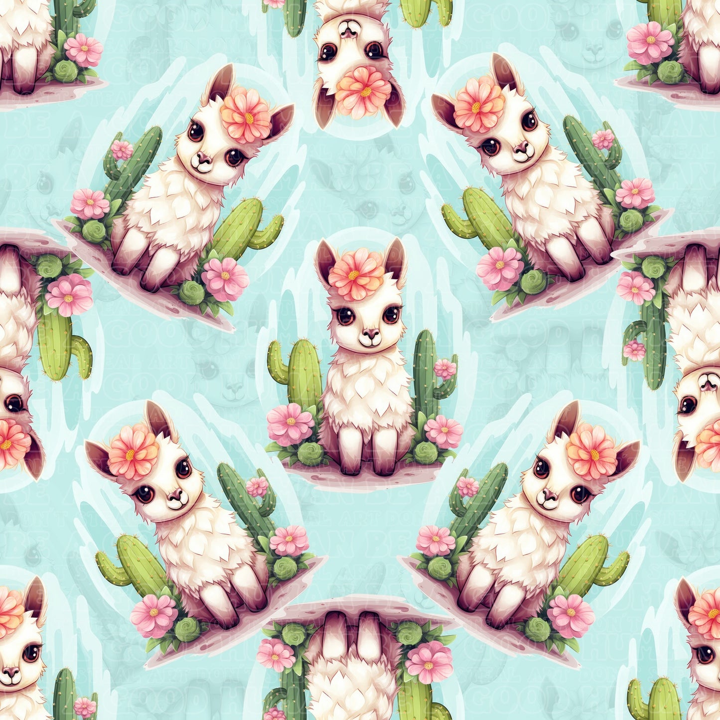 Farm animals lamas