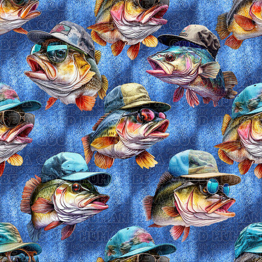 Animals fish blue