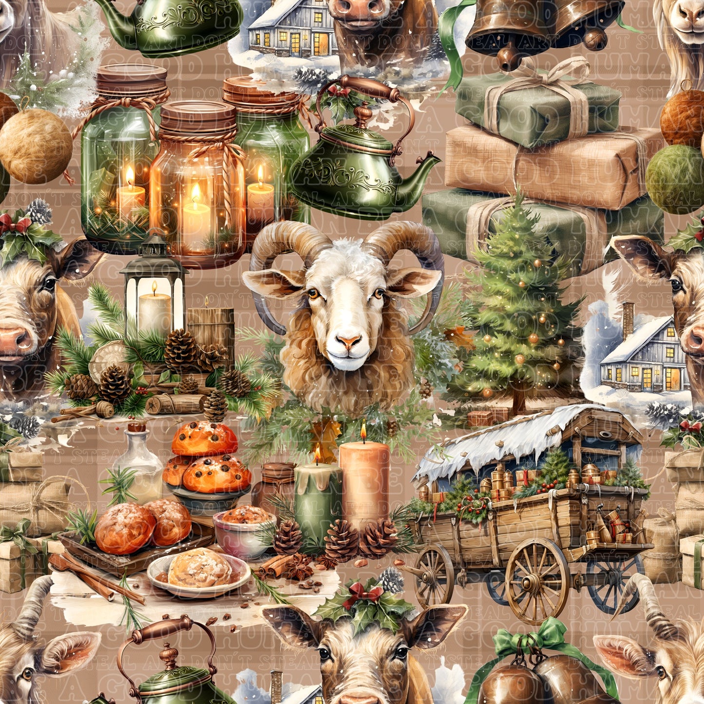Christmas farm