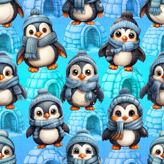 Animals iglu penguins