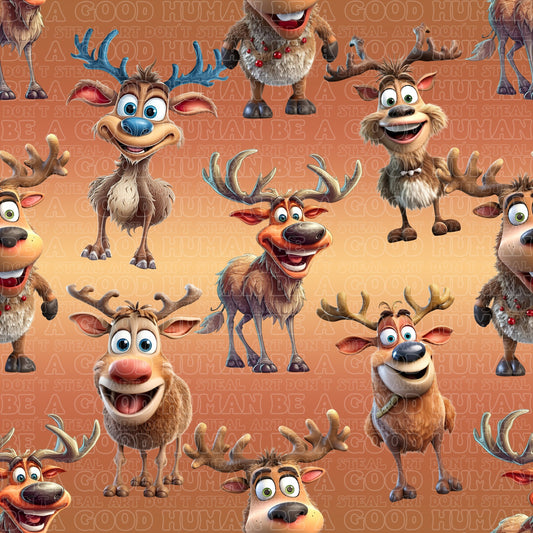 Animals reindeers