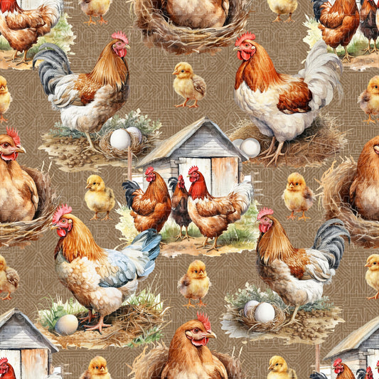 Farm animals chicken hoop