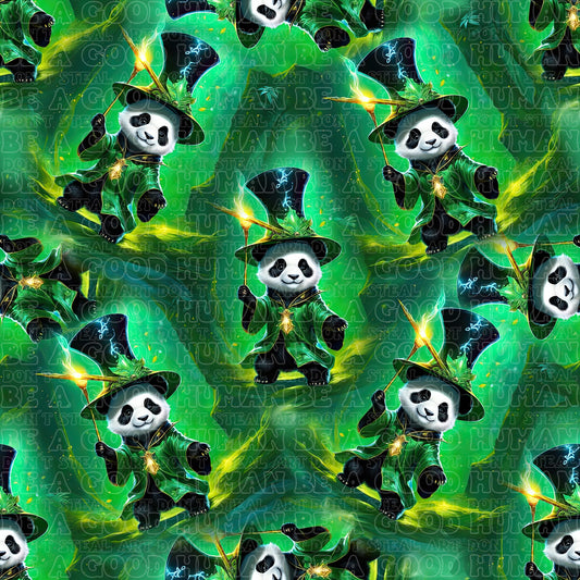 Animals wizard panda