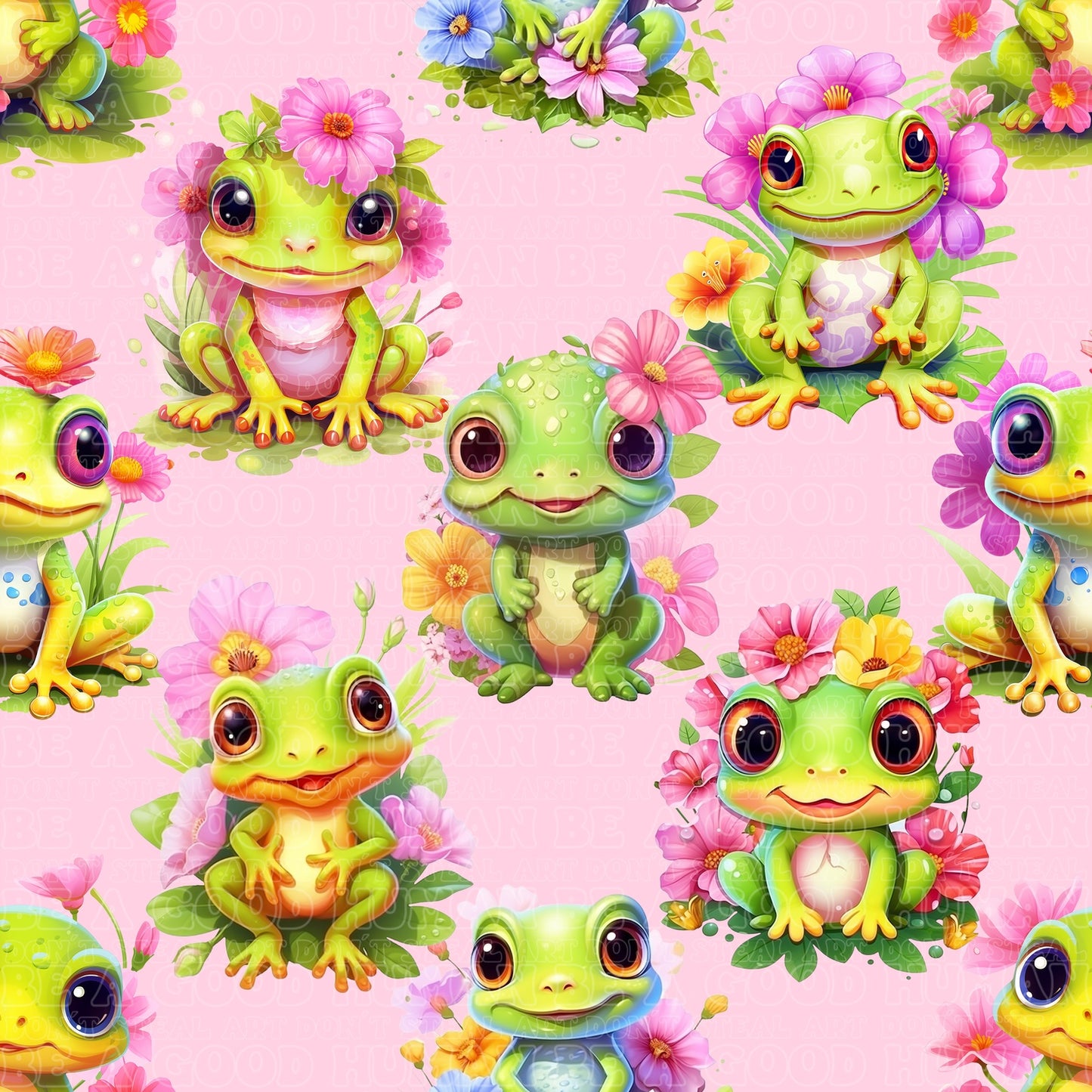 Animals frogs pink