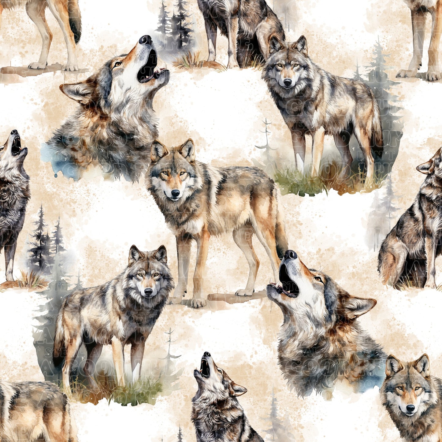 Animals wolfs