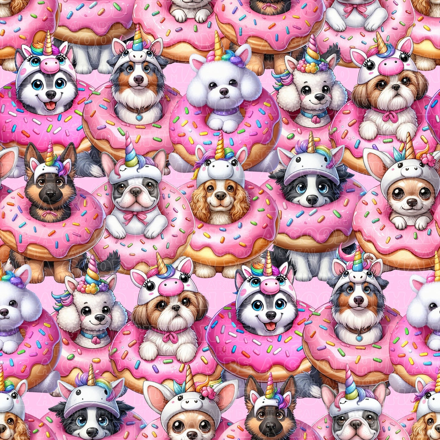 Unicorns 7 dogs