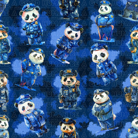 Animals panda police