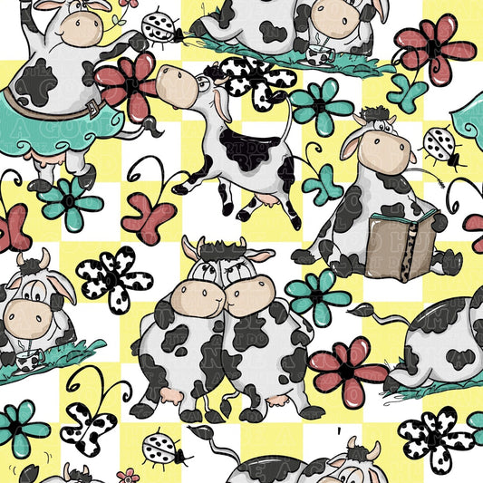 Farm animals cows check