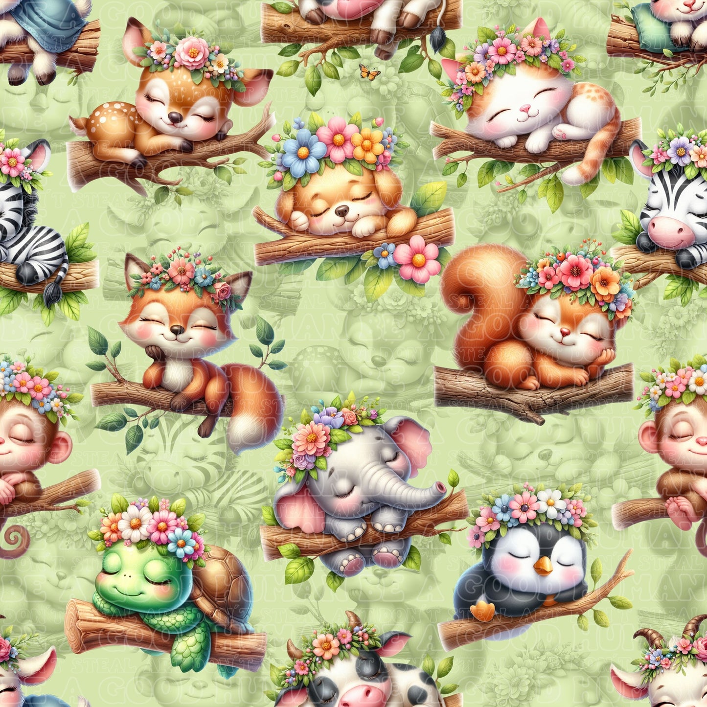 Animals sleeping