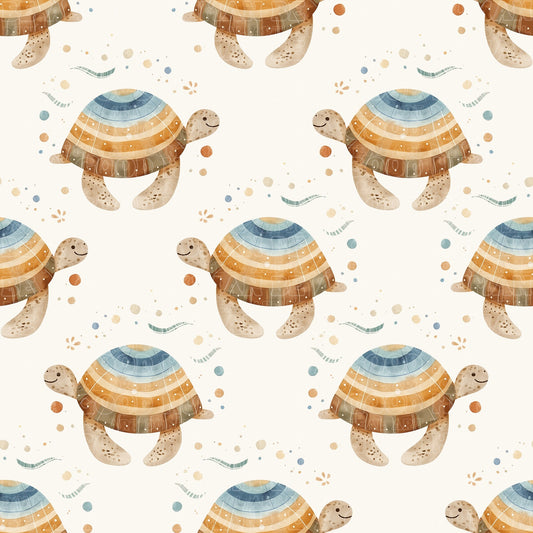 Animals turtles cream