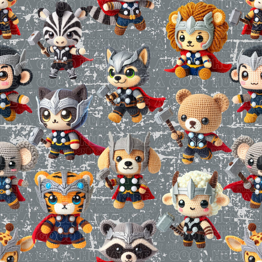 Animals superhero's grey
