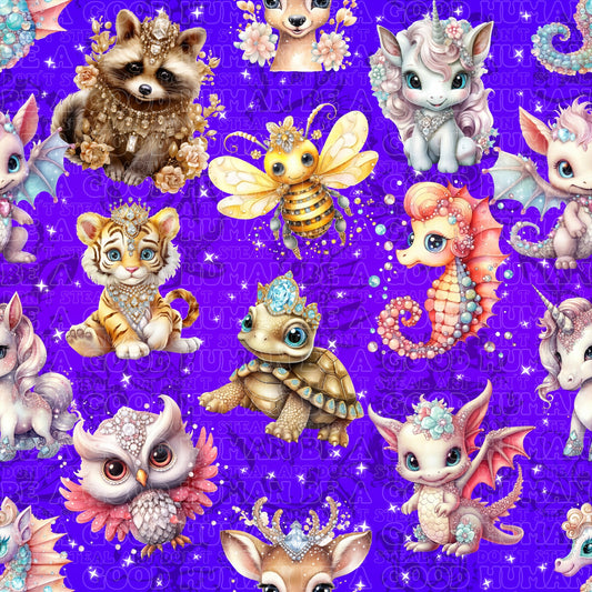 Animals purple