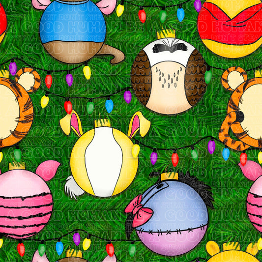 Christmas Pooh bear and friends 6