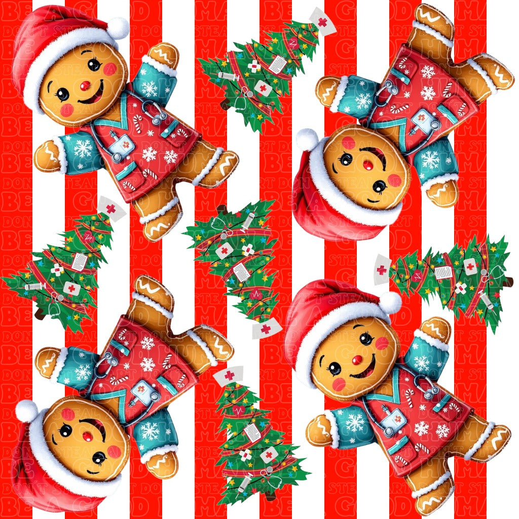 Christmas nurse gingerbread 3