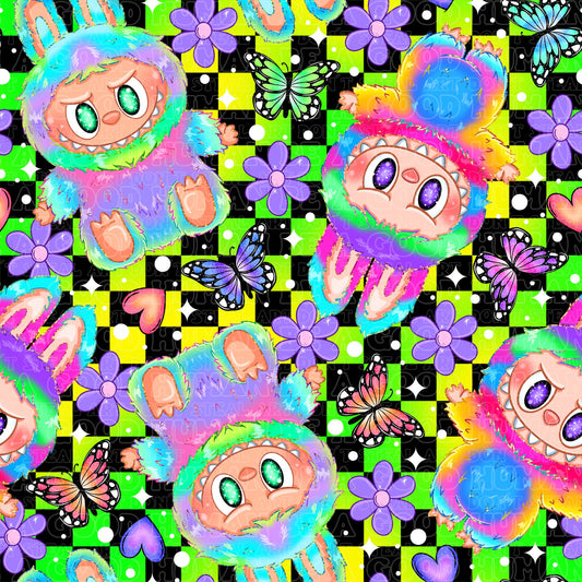 Labubu 45 rainbow