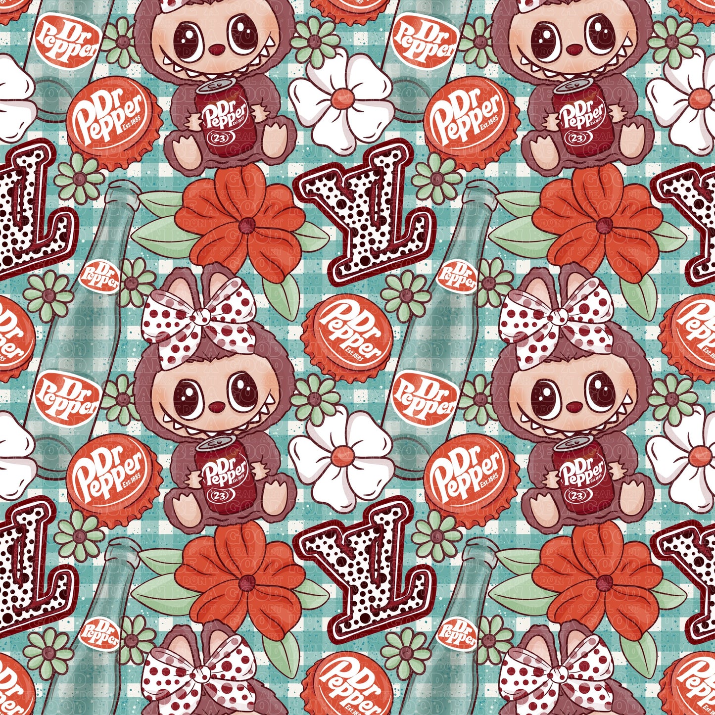 Labubu 63 Dr. Pepper