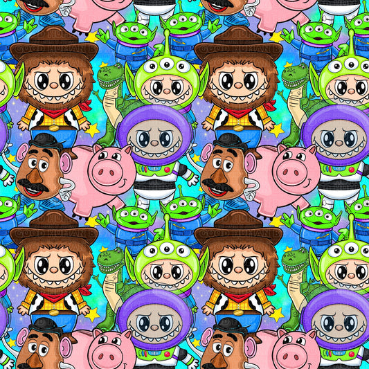 Labubu 13 Toy Story blue