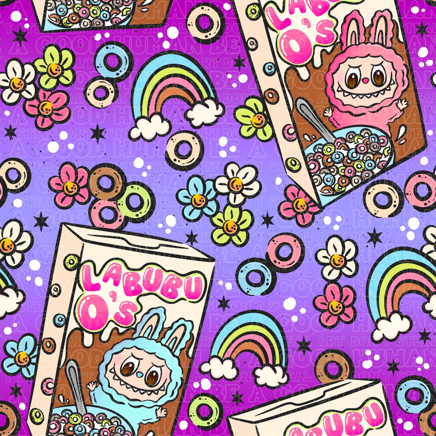 Labubu 10 cereal ombre