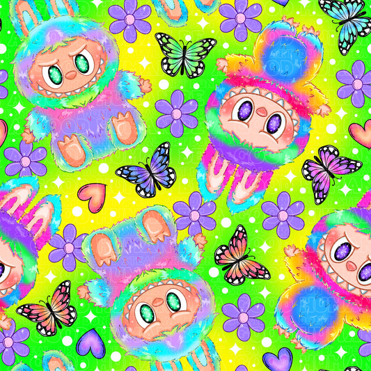 Labubu 44 rainbow