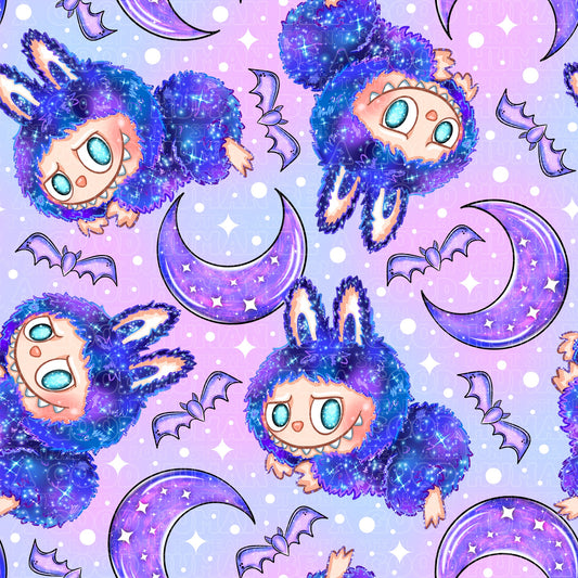 Labubu 77 bats moons