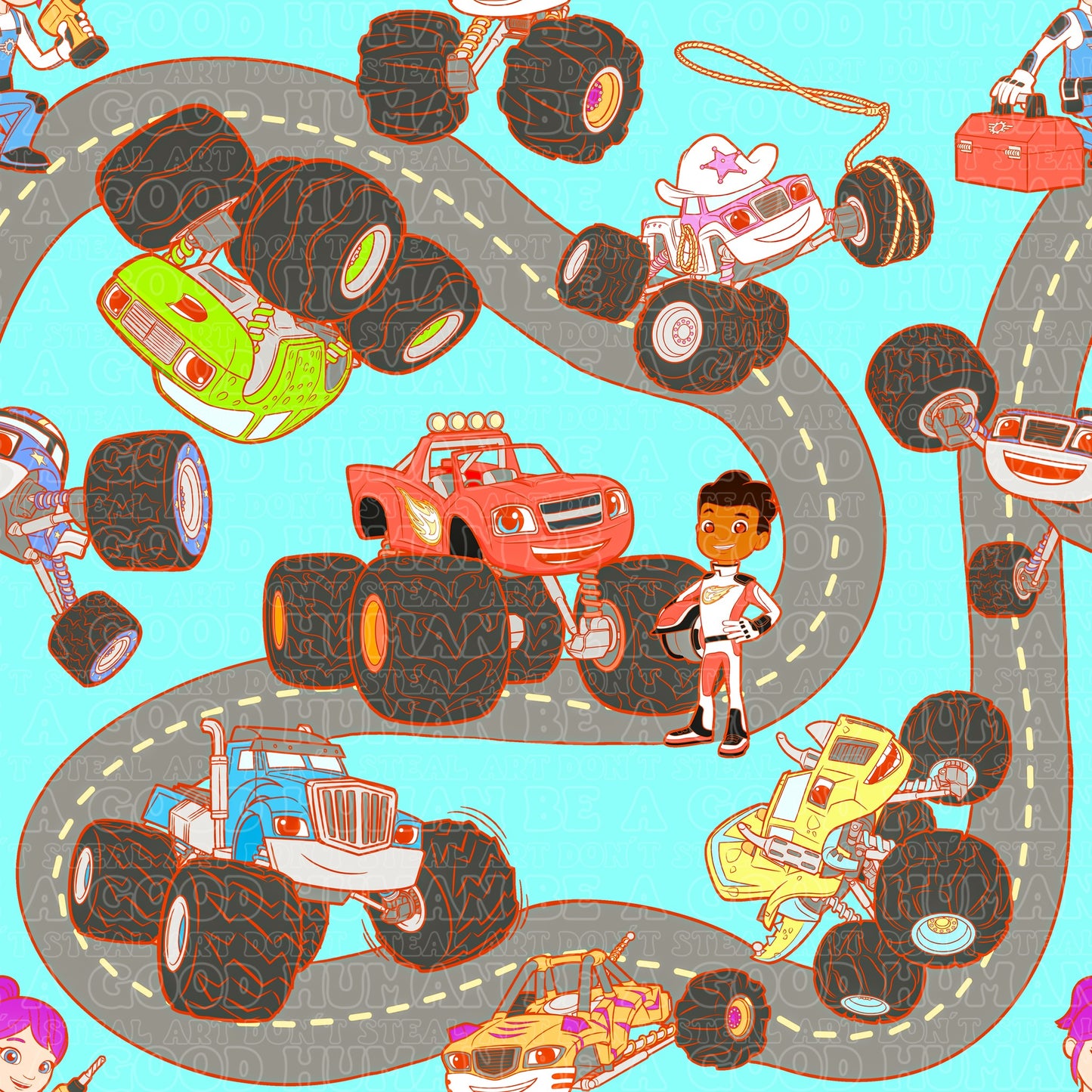 Monster trucks Blaze 6