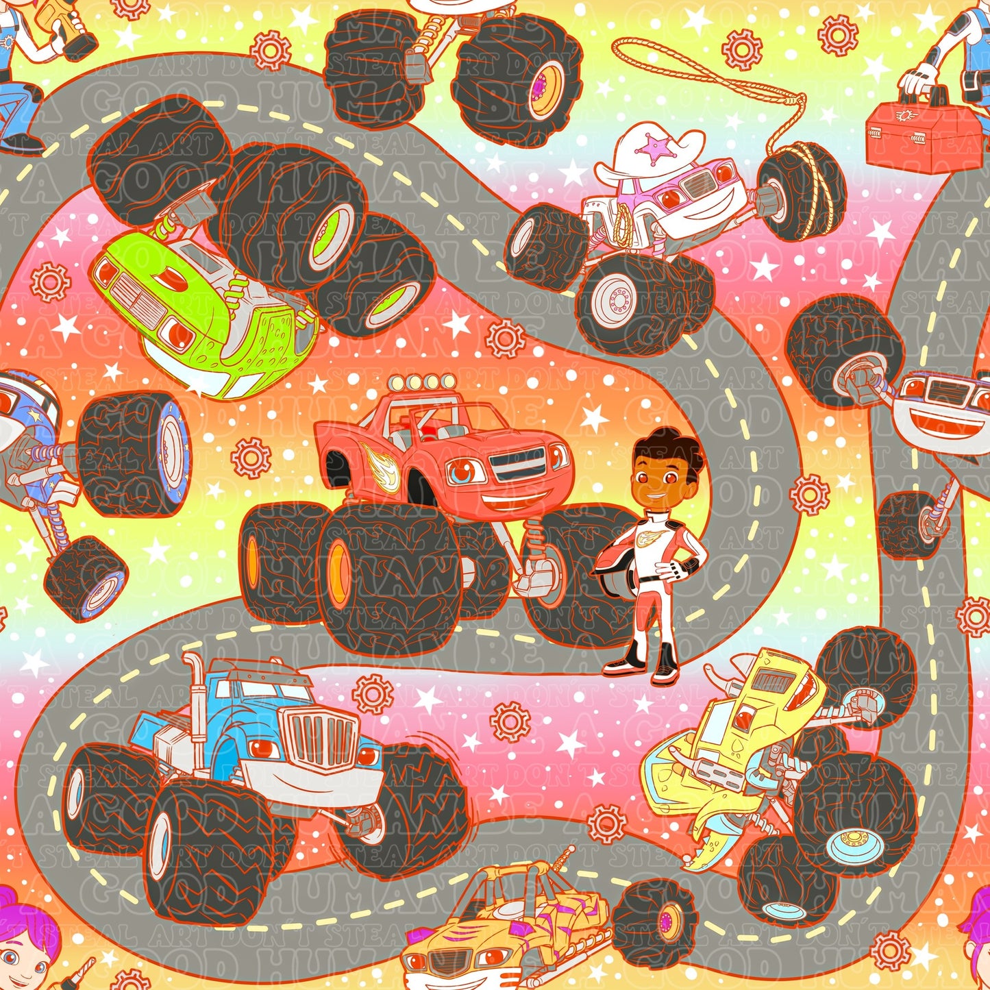 Monster trucks Blaze 5