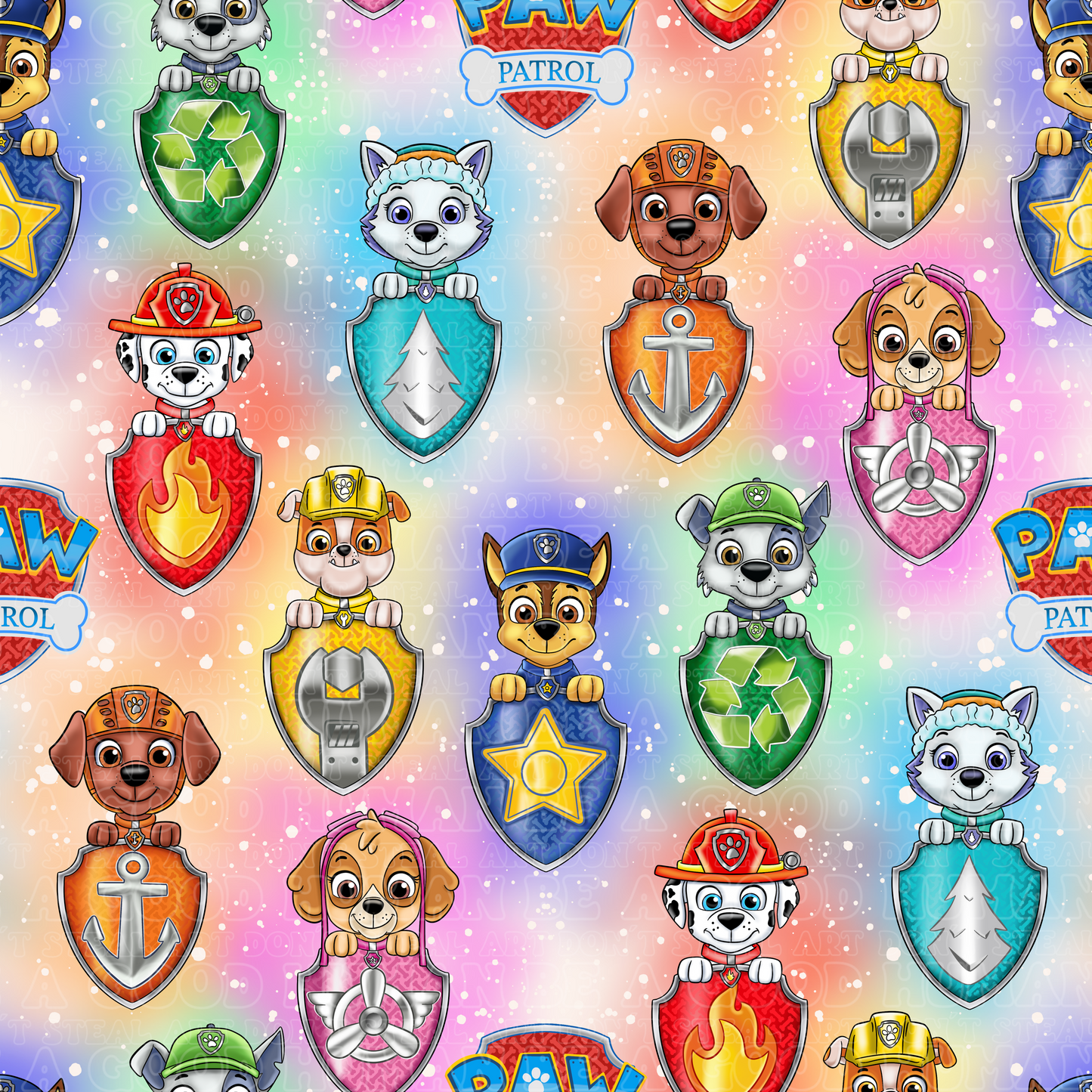 Paw Patrol 138 badge pups