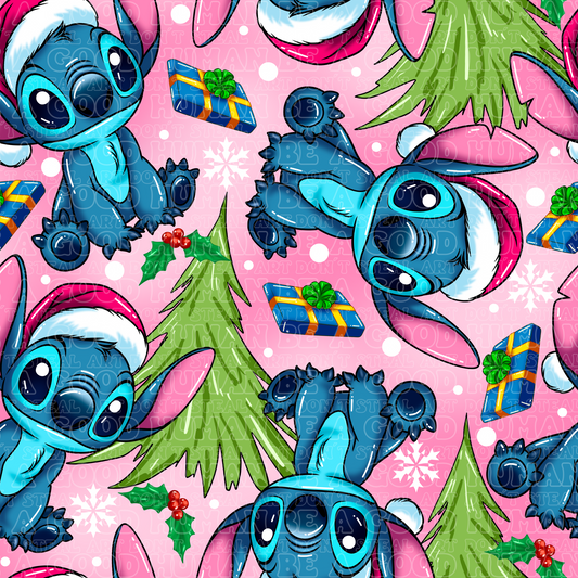 Christmas Stitch 10 pink