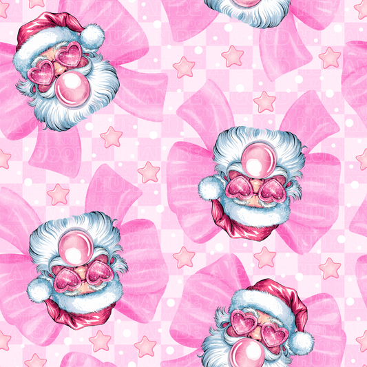 Christmas Santa bows 1