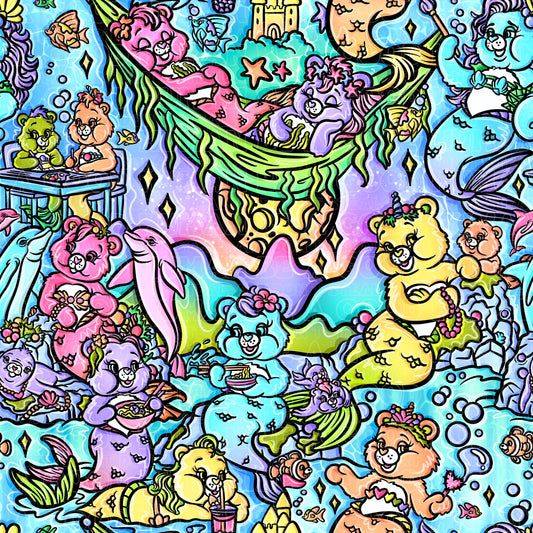 Bright Care Bears Mermaids