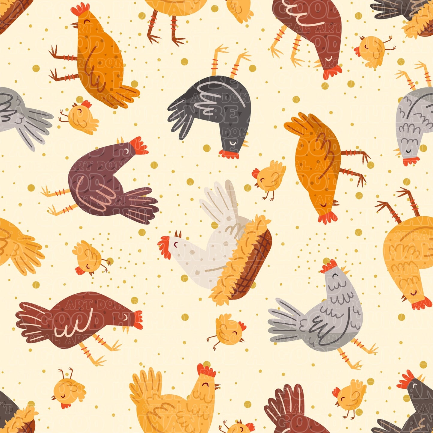 Farm animals chickens 9