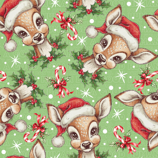 Christmas cute reindeers